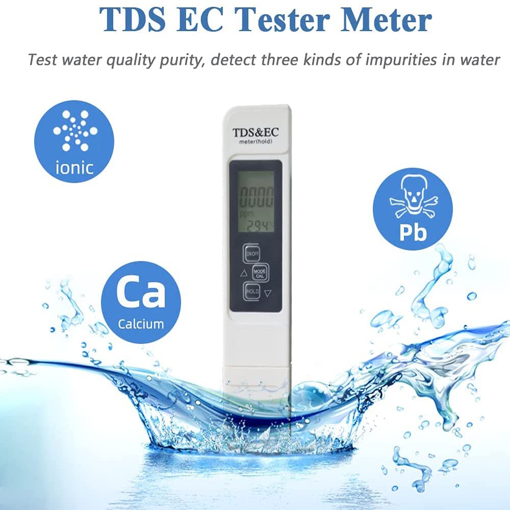 Digital Water Quality Tester – TDS, EC, PPM & Temperature Meter