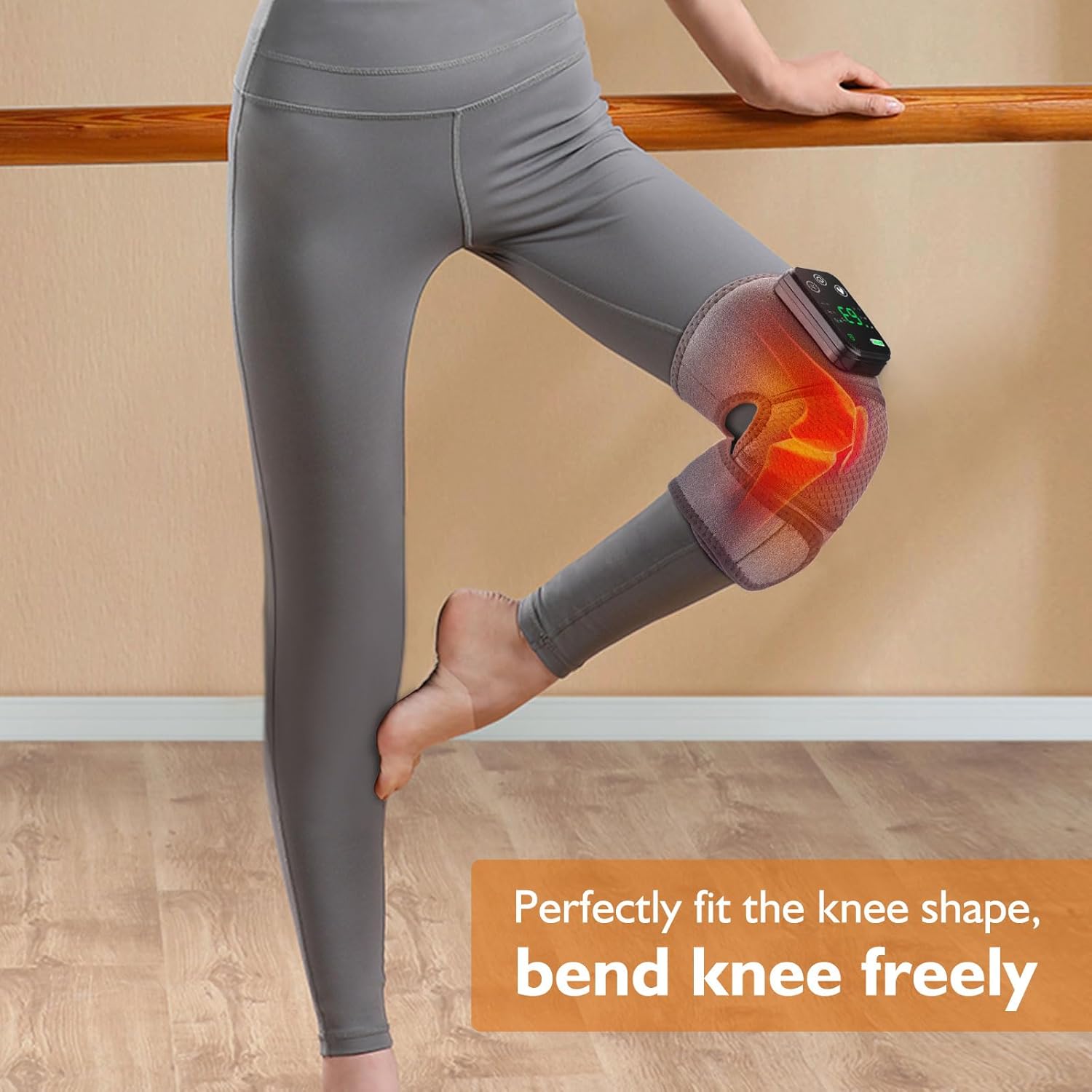 Portable Heated Vibration Massager – Joint Therapy Pad for Knee, Shoulder & Elbow