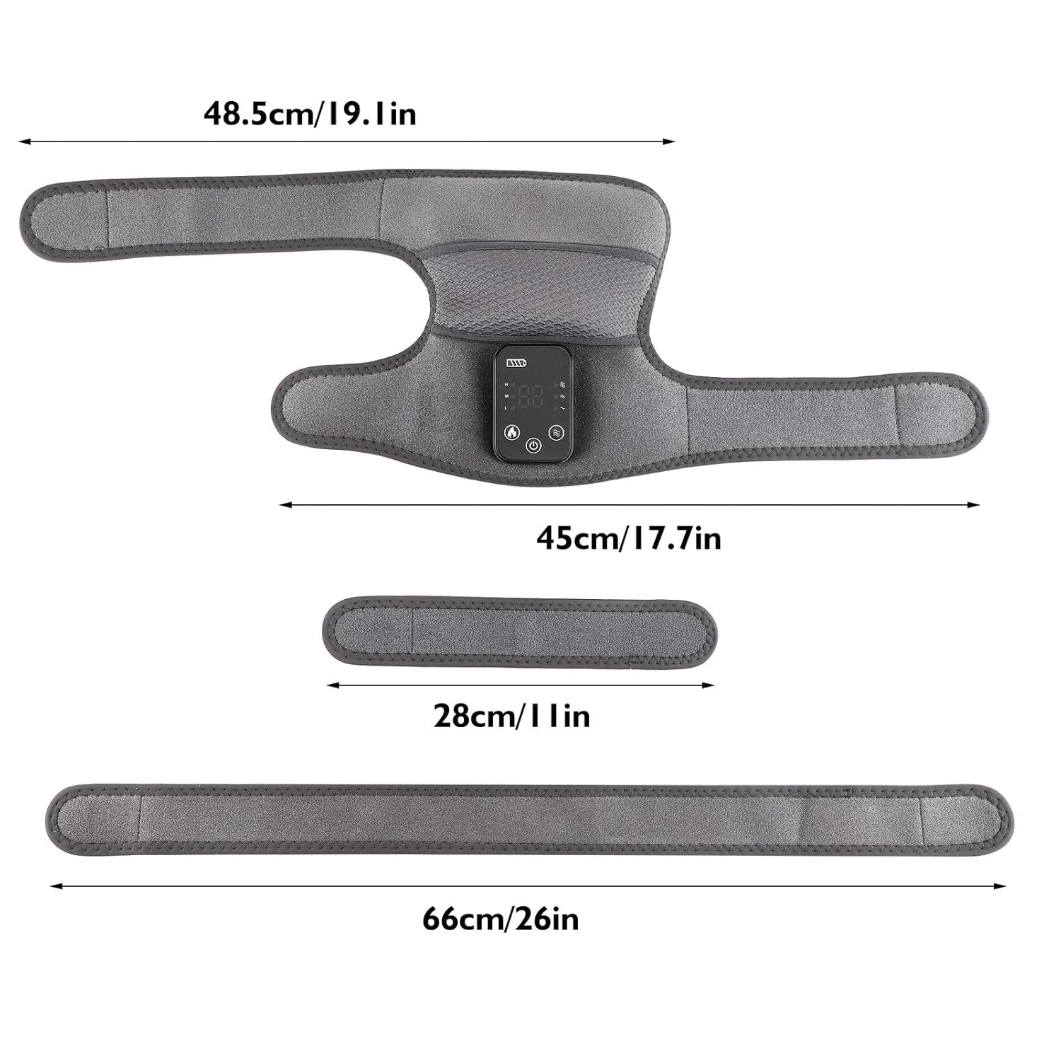 Portable Heated Vibration Massager – Joint Therapy Pad for Knee, Shoulder & Elbow