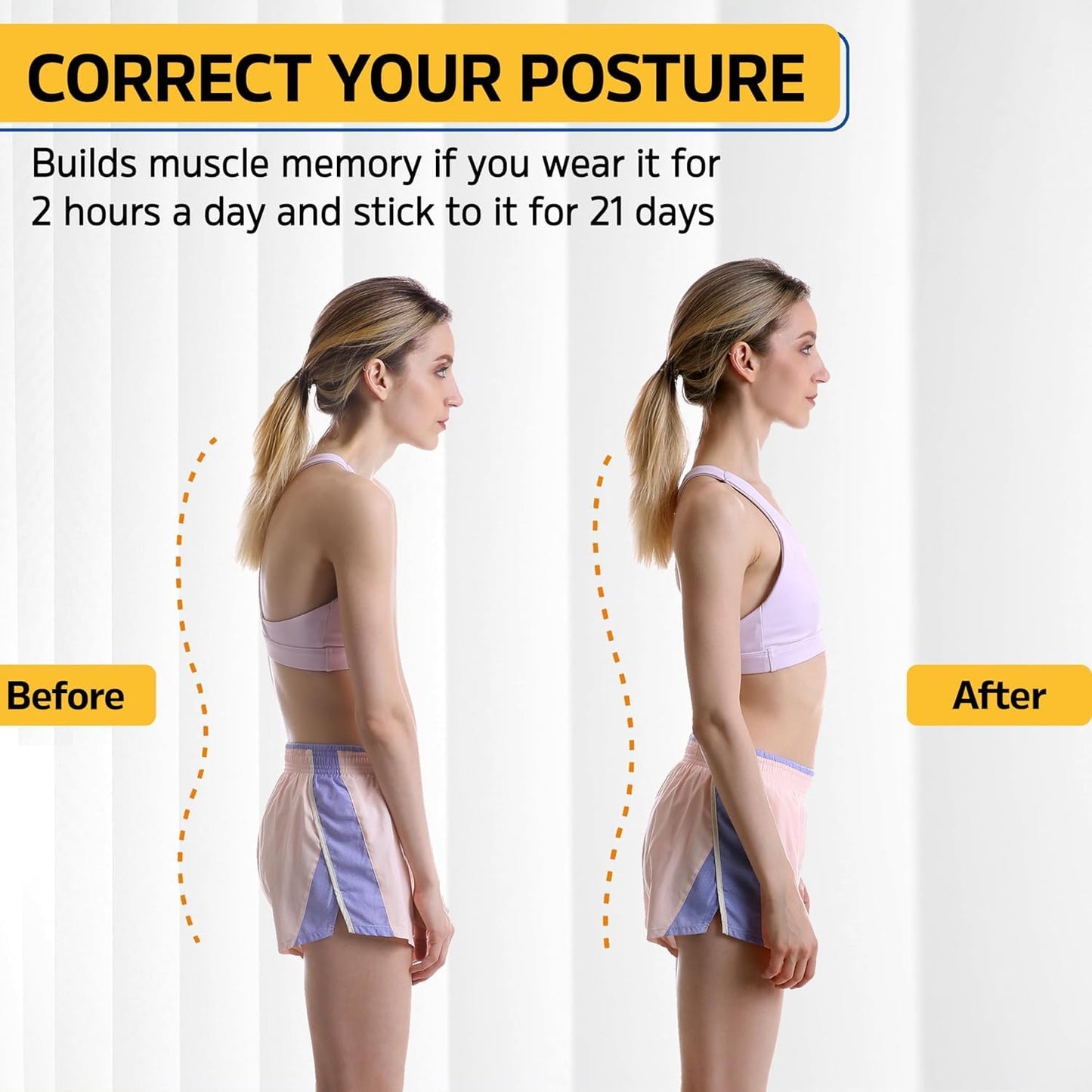 Adjustable Back Shoulder Posture Corrector Belt